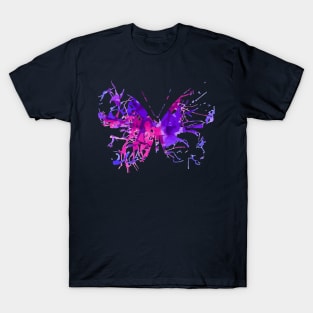 Purple watercolor butterfly T-Shirt